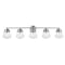 Z-Lite Vaughn 5 Light Vanity, Chrome And Clear Seedy 736-5V-CH - alternate 5